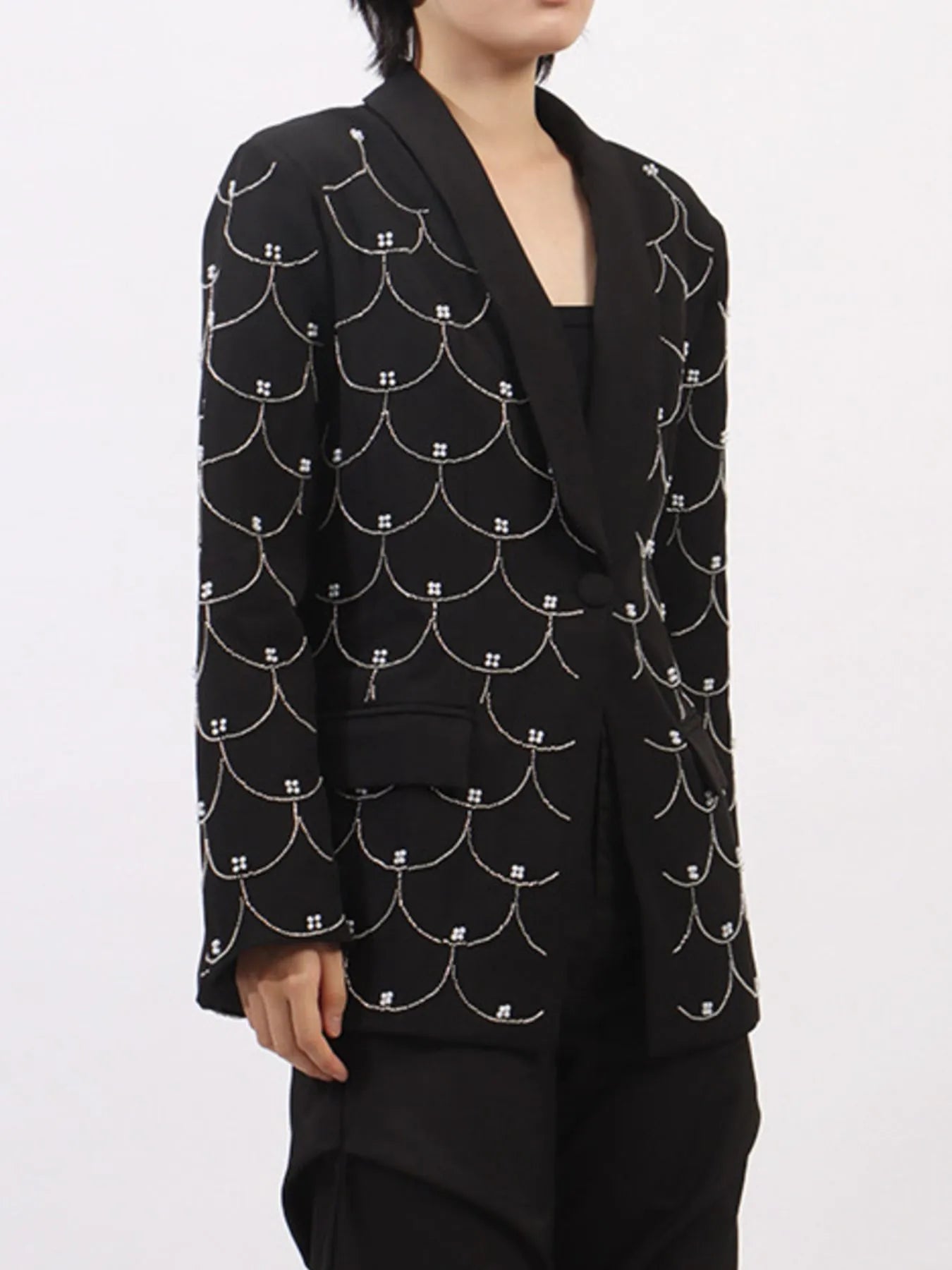 Pearl Blazer (Plus available) (Style 2) - Composure Boutique