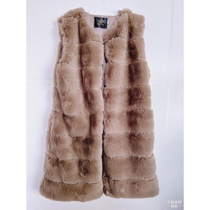 Plus Size Fur Coat