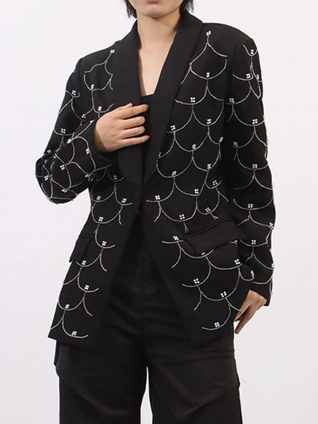 Pearl Blazer (Plus available) (Style 3) - Composure Boutique