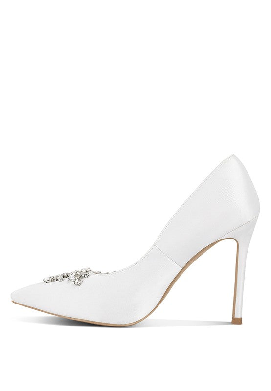 Rhinestone Stiletto Heels (Style 3) - Composure Boutique