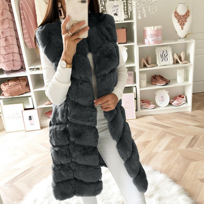 Plus Size Fur Coat