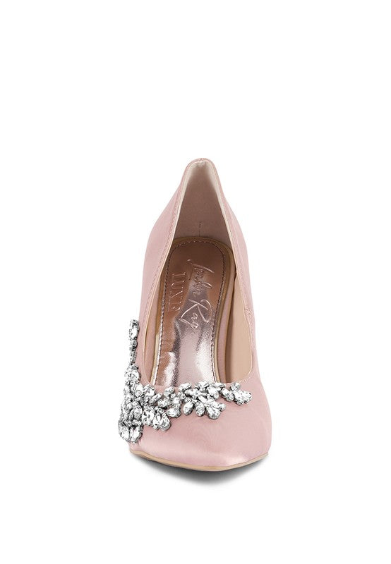 Rhinestone Stiletto Heels (Style 10) - Composure Boutique