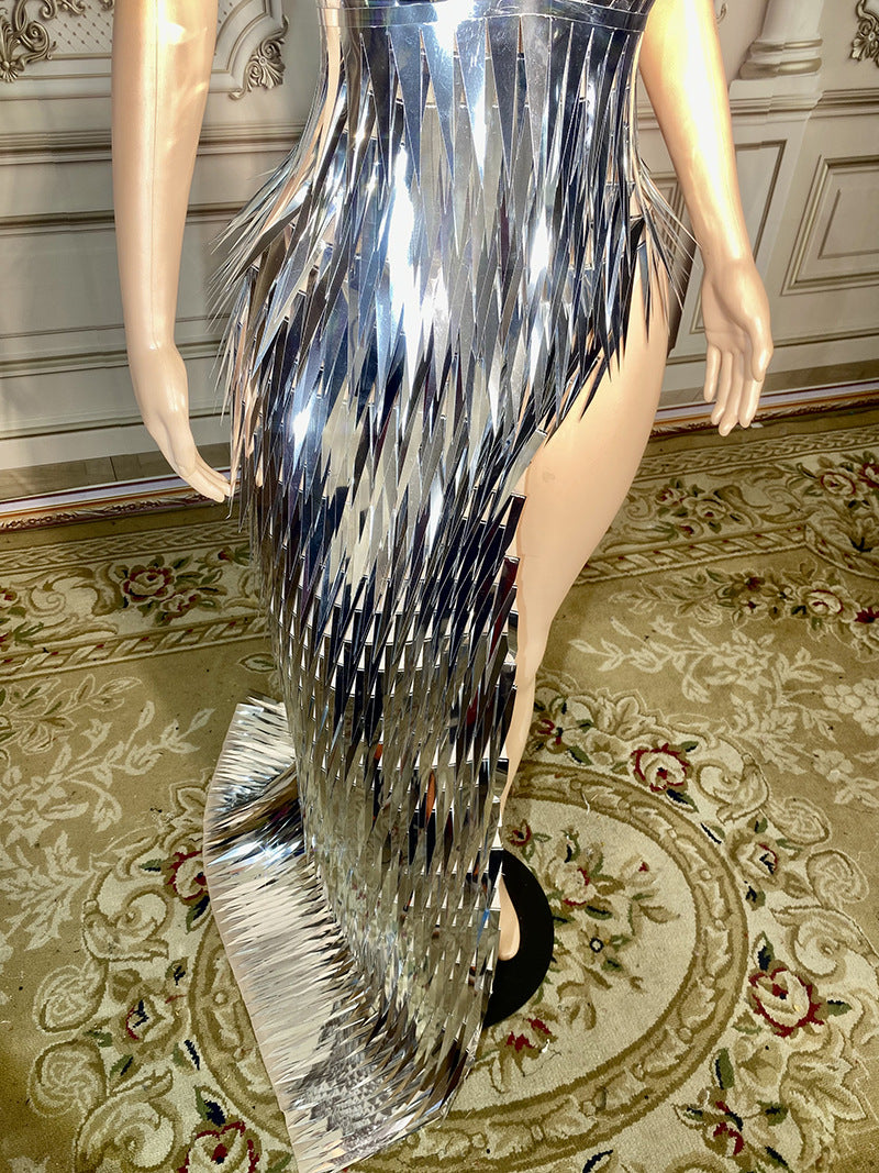 Plus Size Sequin Evening Gown