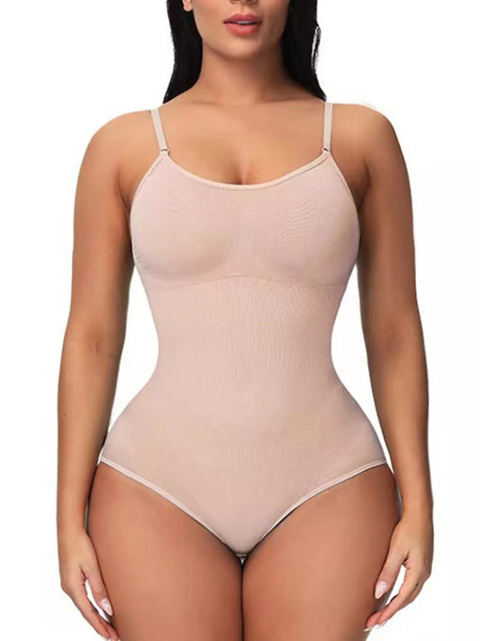 Full Size Seamless Scoop Neck Shaping Bodysuit (Plus available) - Composure Boutique