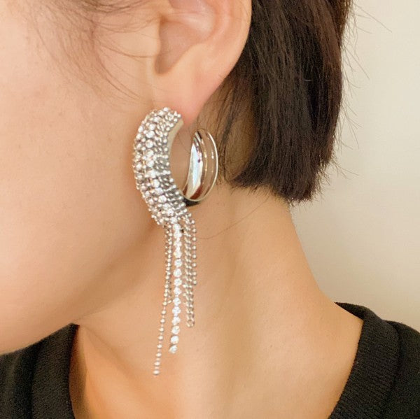 Sparkle Hoop Earrings (Style 2) - Composure Boutique