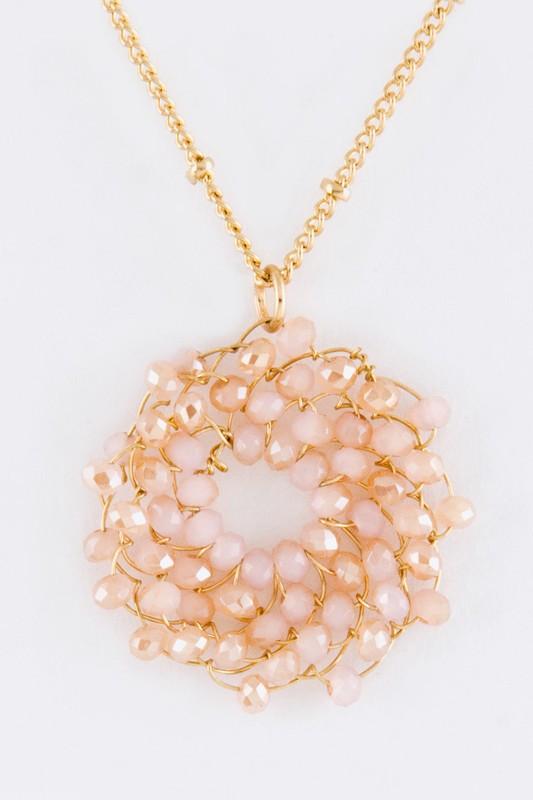 Lace Red Necklace - Composure Boutique