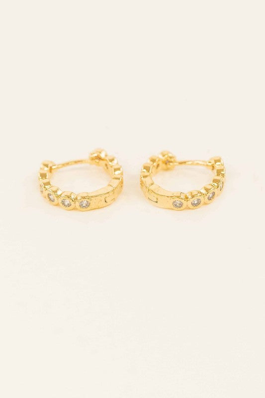 Hoop Gold Earrings (Style 3) - Composure Boutique