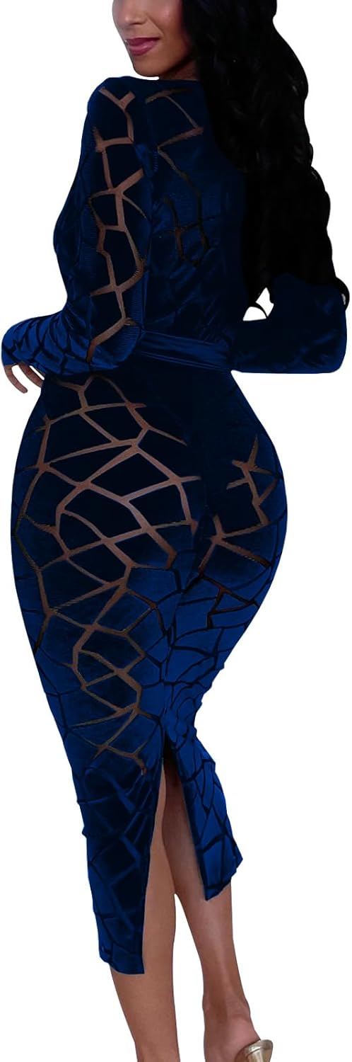 Bodycon Off Shoulder Midi Dresses for Women Casual Ruched Short Sleeve Split Club Party Mini Dress