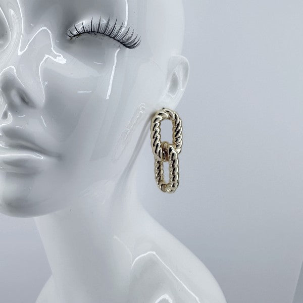Rope Design Earrings (Style 6) - Composure Boutique