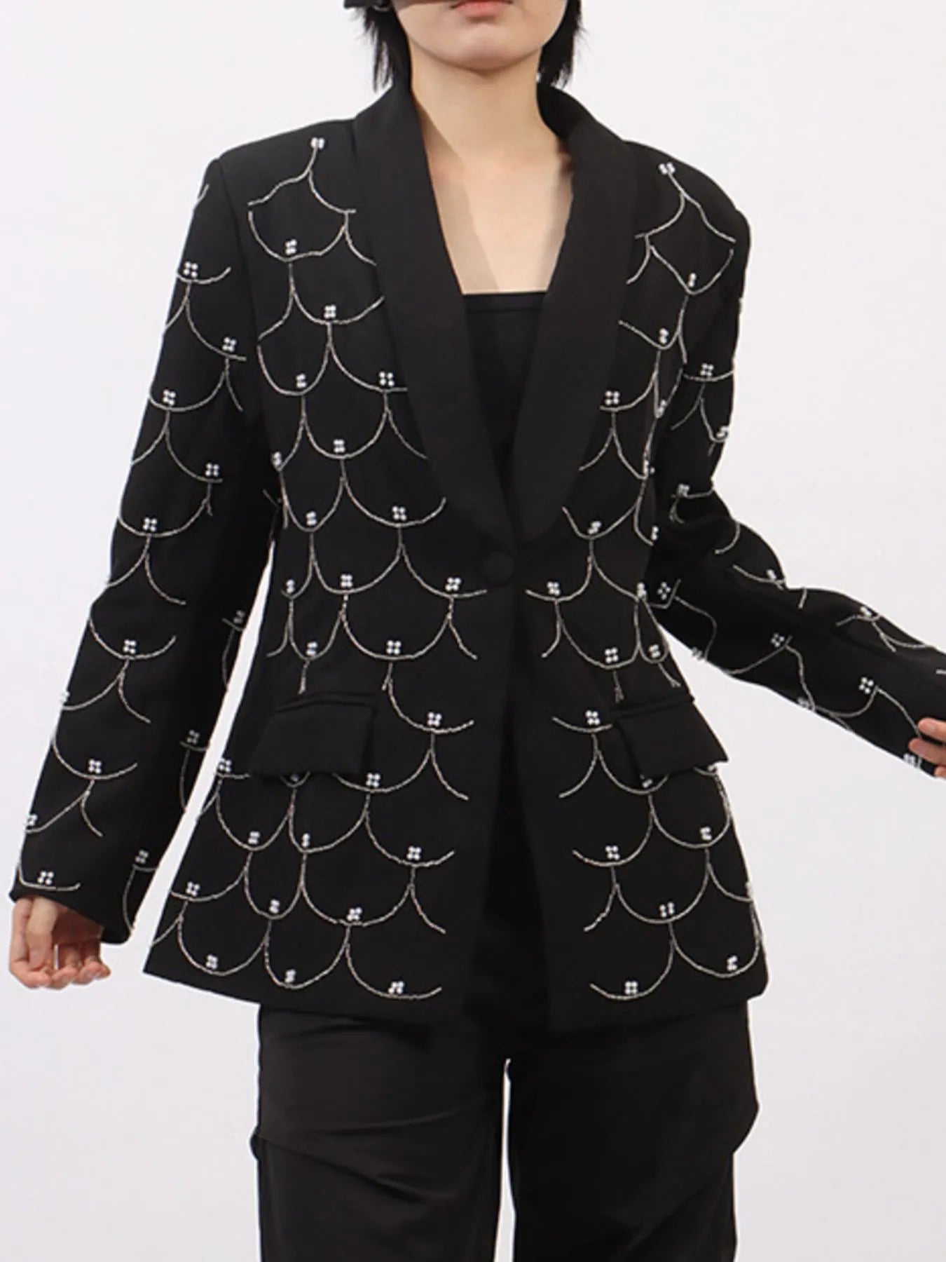 Pearl Blazer (Plus available) (Style 5) - Composure Boutique
