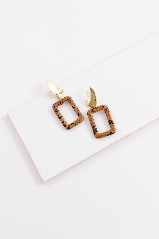 Brown Earrings (Style 2) - Composure Boutique