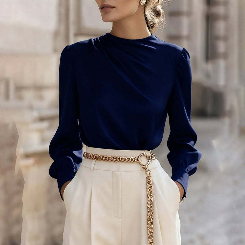 Plus Size Pleated Dress