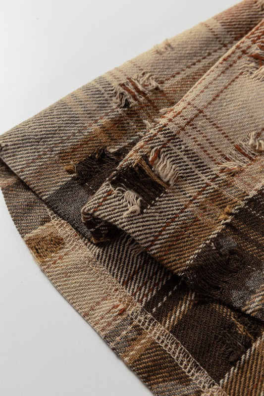 Knit Plaid Sweater (Style 24) - Composure Boutique