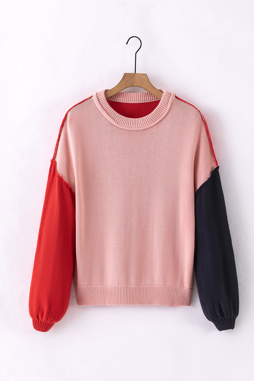 Ribbed Colorblock Sweater (Style 2) - Composure Boutique