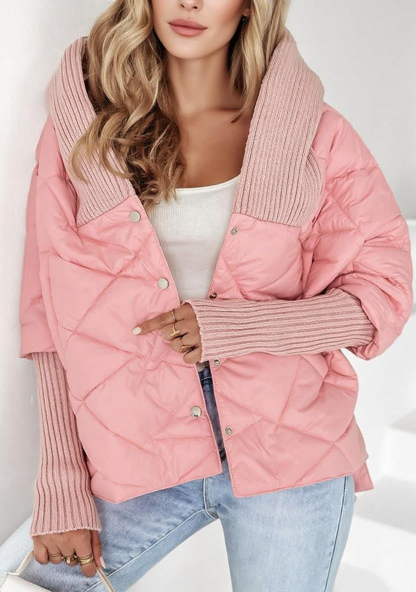 Plus Size Hooded Coat