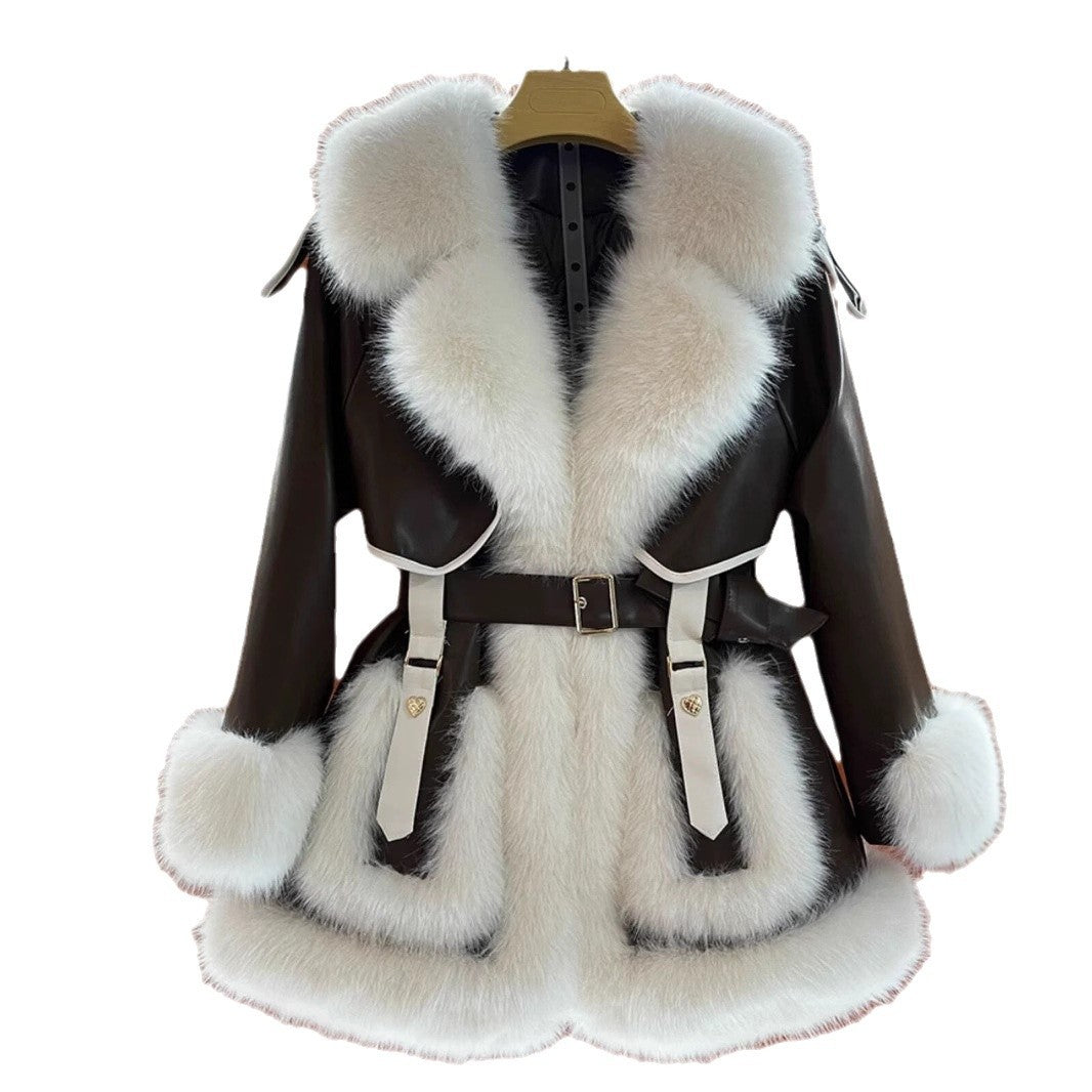 Plus Size Fur Coat