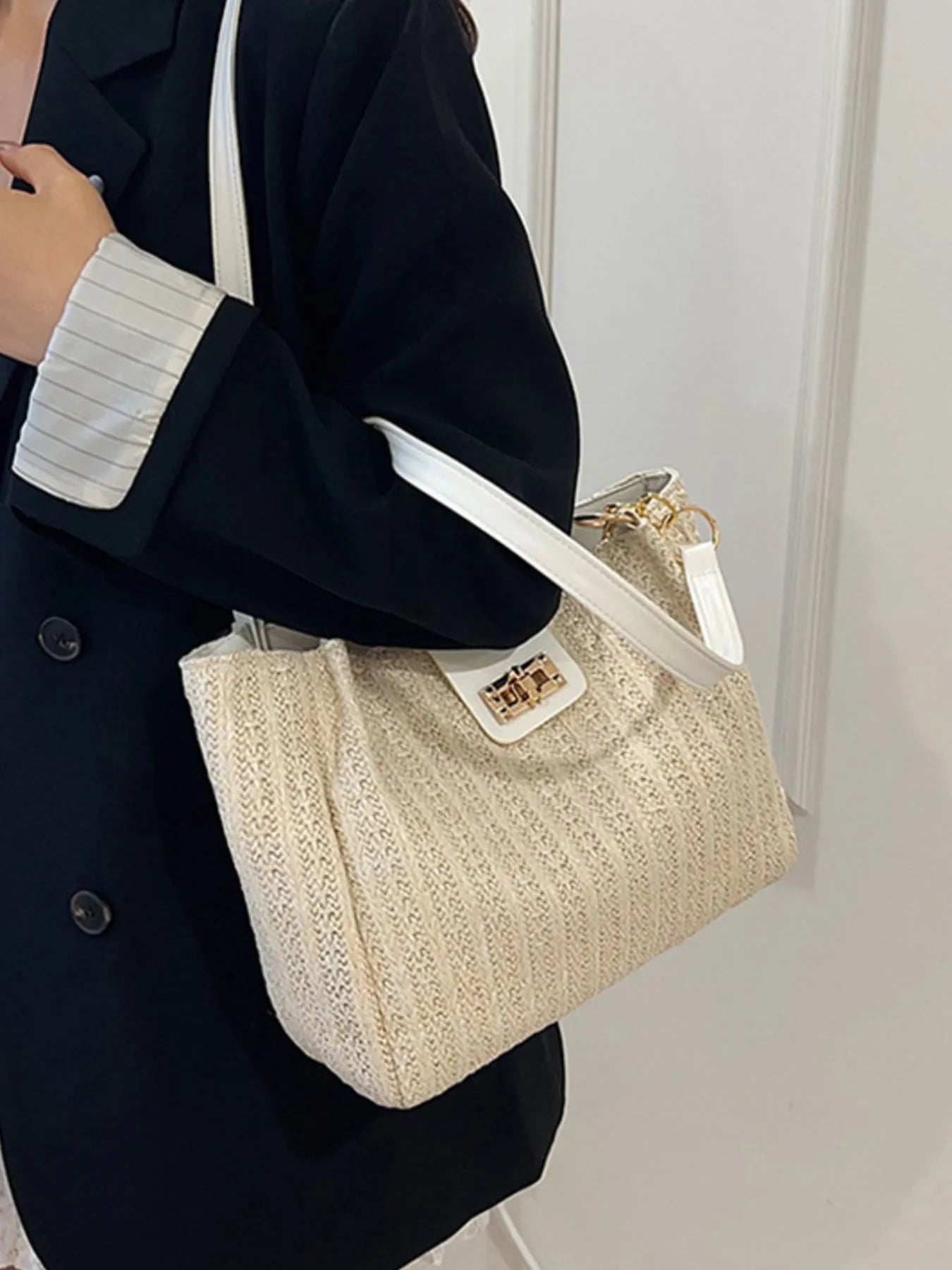 Woven Straw Bag (Style 8) - Composure Boutique