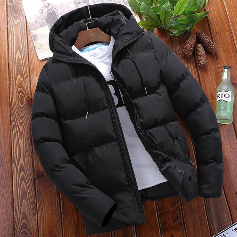 Plus Size Hooded Coat