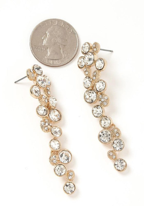Rhinestone Earrings (Style 4) - Composure Boutique