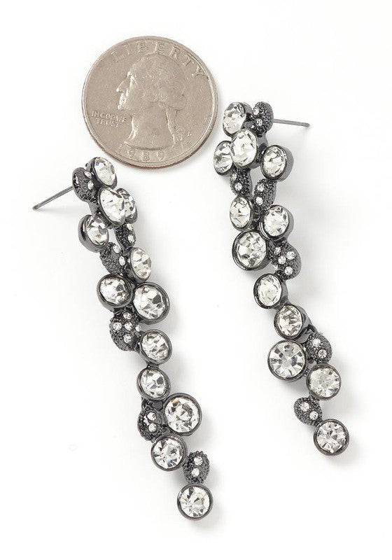 Rhinestone Earrings - Composure Boutique