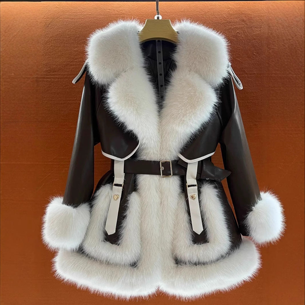 Plus Size Fur Coat