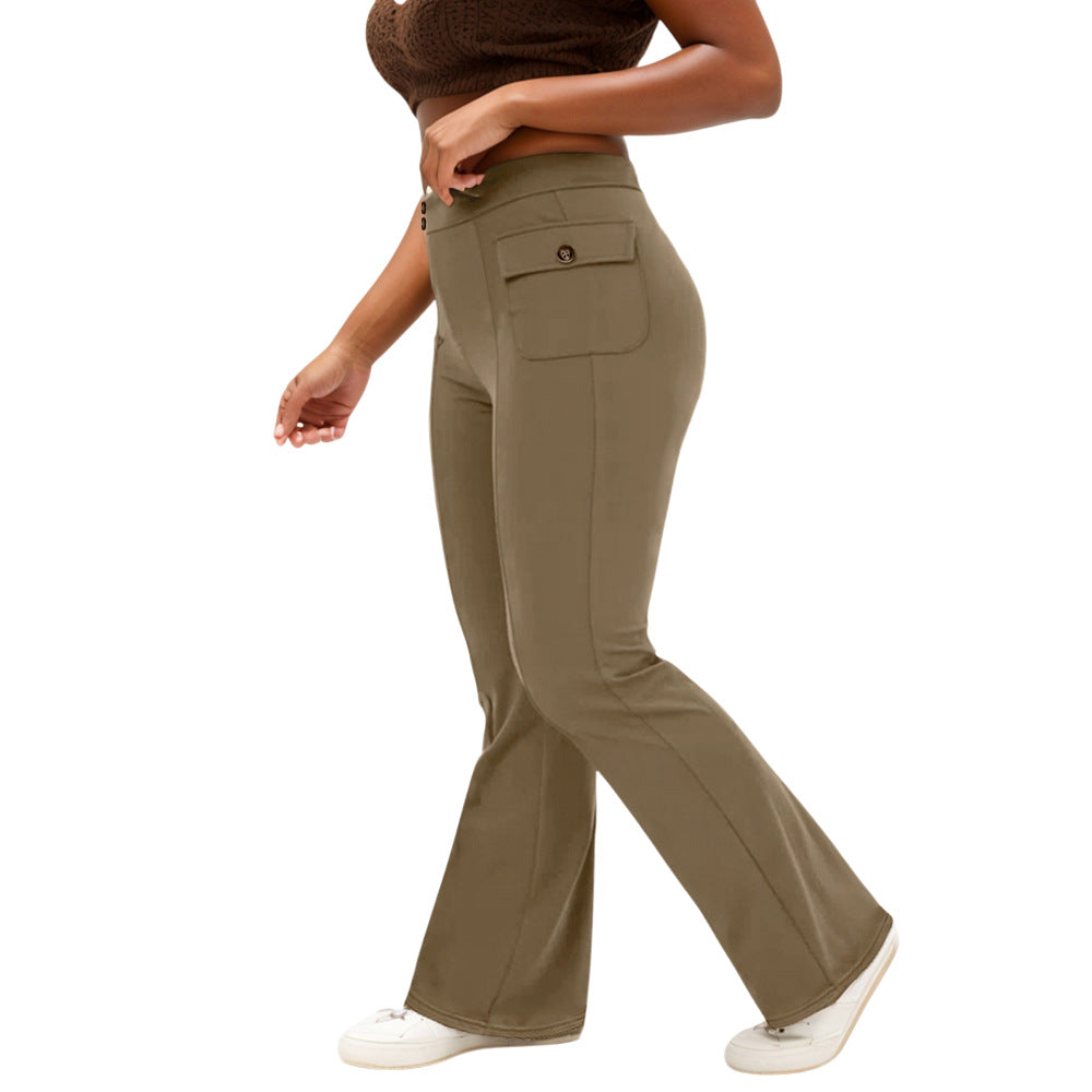 Plus Size High Waist Pants