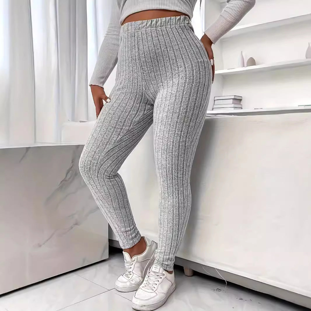 Plus Size Knit High Waist