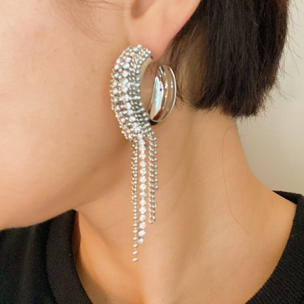 Sparkle Hoop Earrings (Style 3) - Composure Boutique