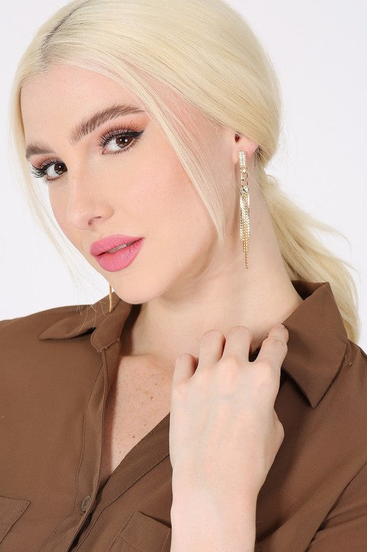 Edgy Dangle Earrings - Composure Boutique