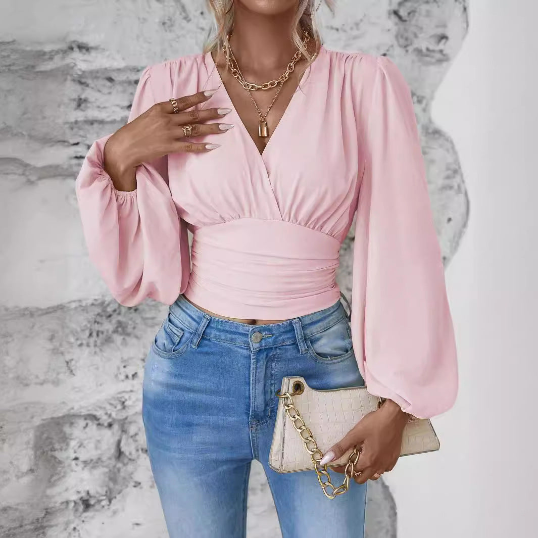 Plus Size Pleated Top