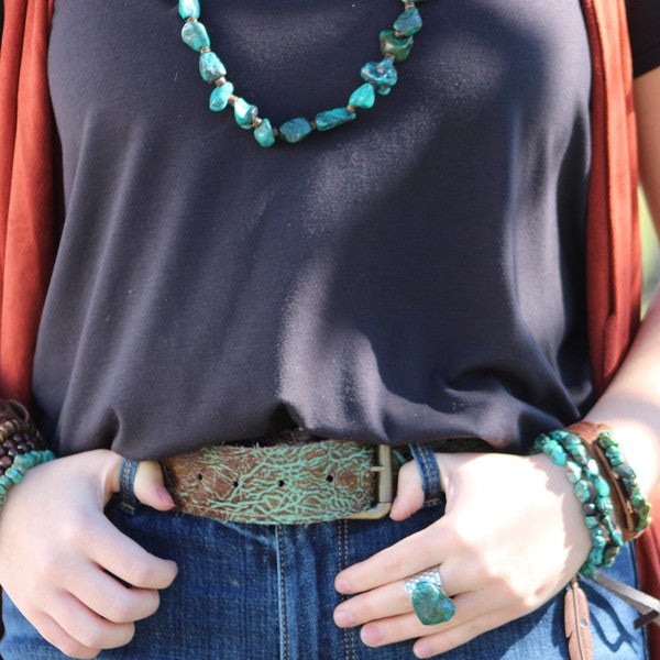 Natural Turquoise Bracelet (Style 3) - Composure Boutique