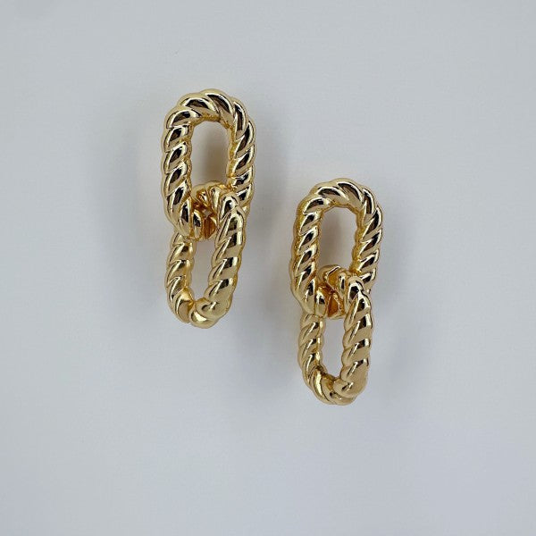 Rope Design Earrings - Composure Boutique