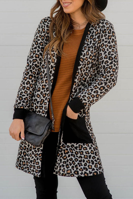 Leopard Black Sweater - Composure Boutique