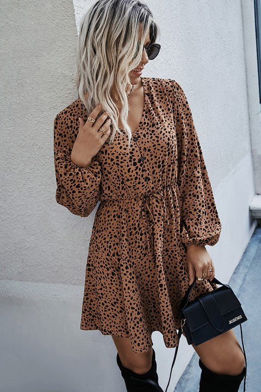 Leopard Dress - Composure Boutique