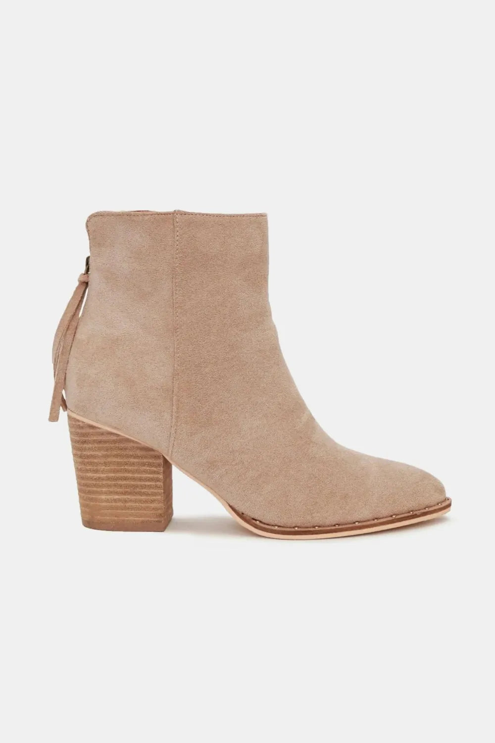 Beast Fashion Suede Point Toe Ankle Booties - Composure Boutique