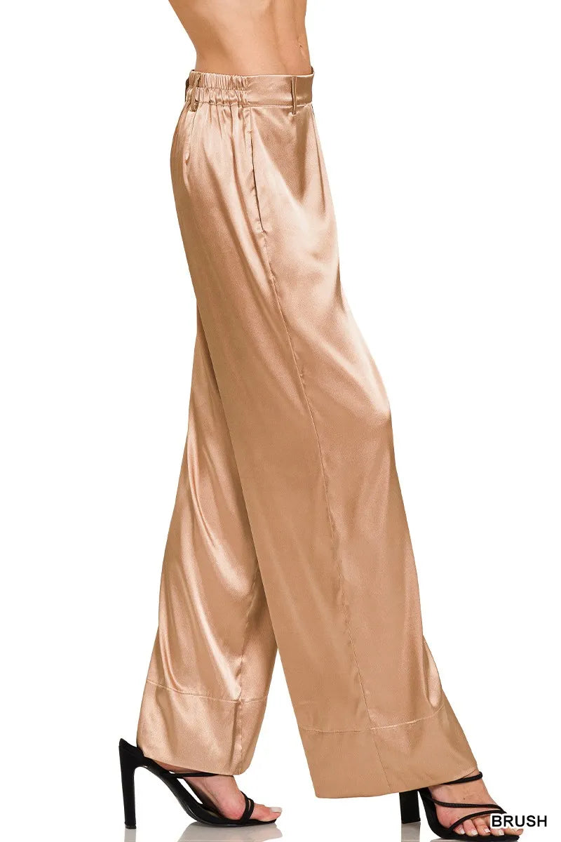 Satin Wide Leg (Style 4) - Composure Boutique