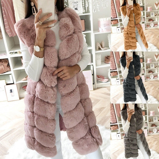 Plus Size Fur Coat