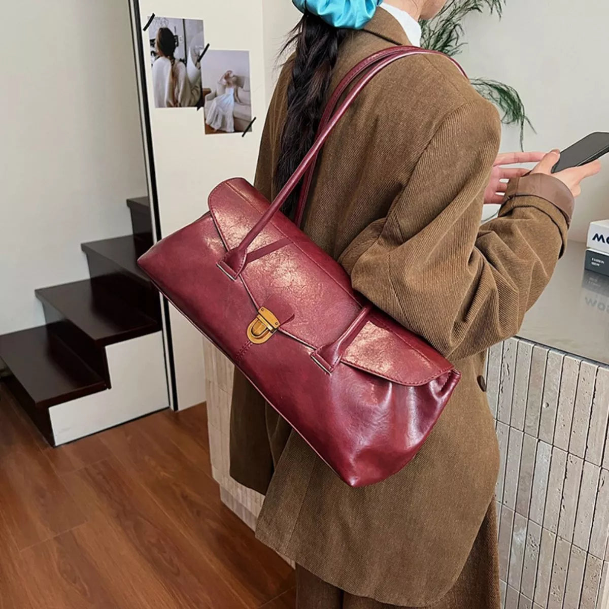 Vintage Leather Bag (Style 5) - Composure Boutique