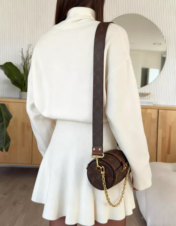 Turtleneck Dropped Shoulder Sweater and Skirt Set (Style 3) - Composure Boutique