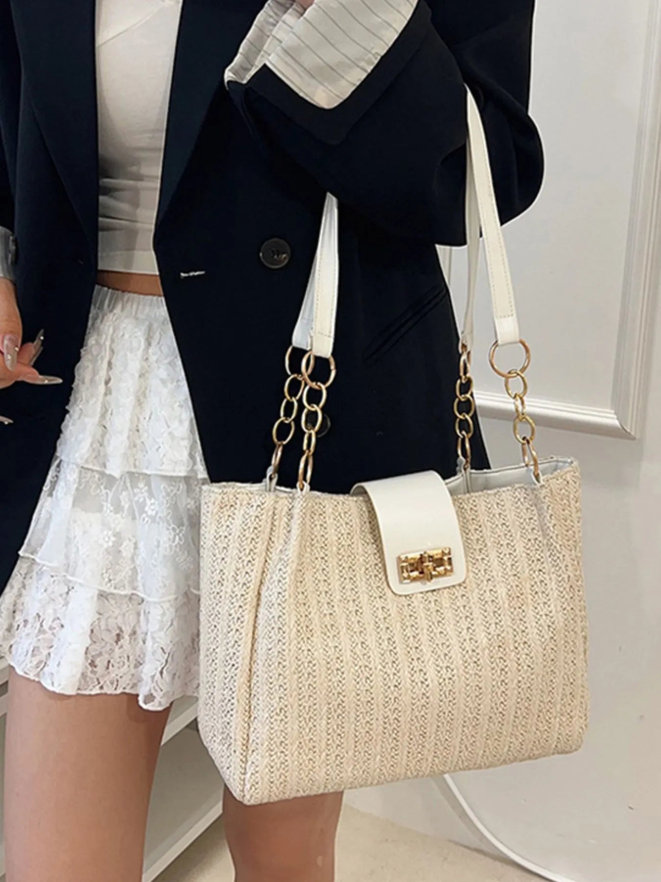 Woven Straw Bag (Style 5) - Composure Boutique