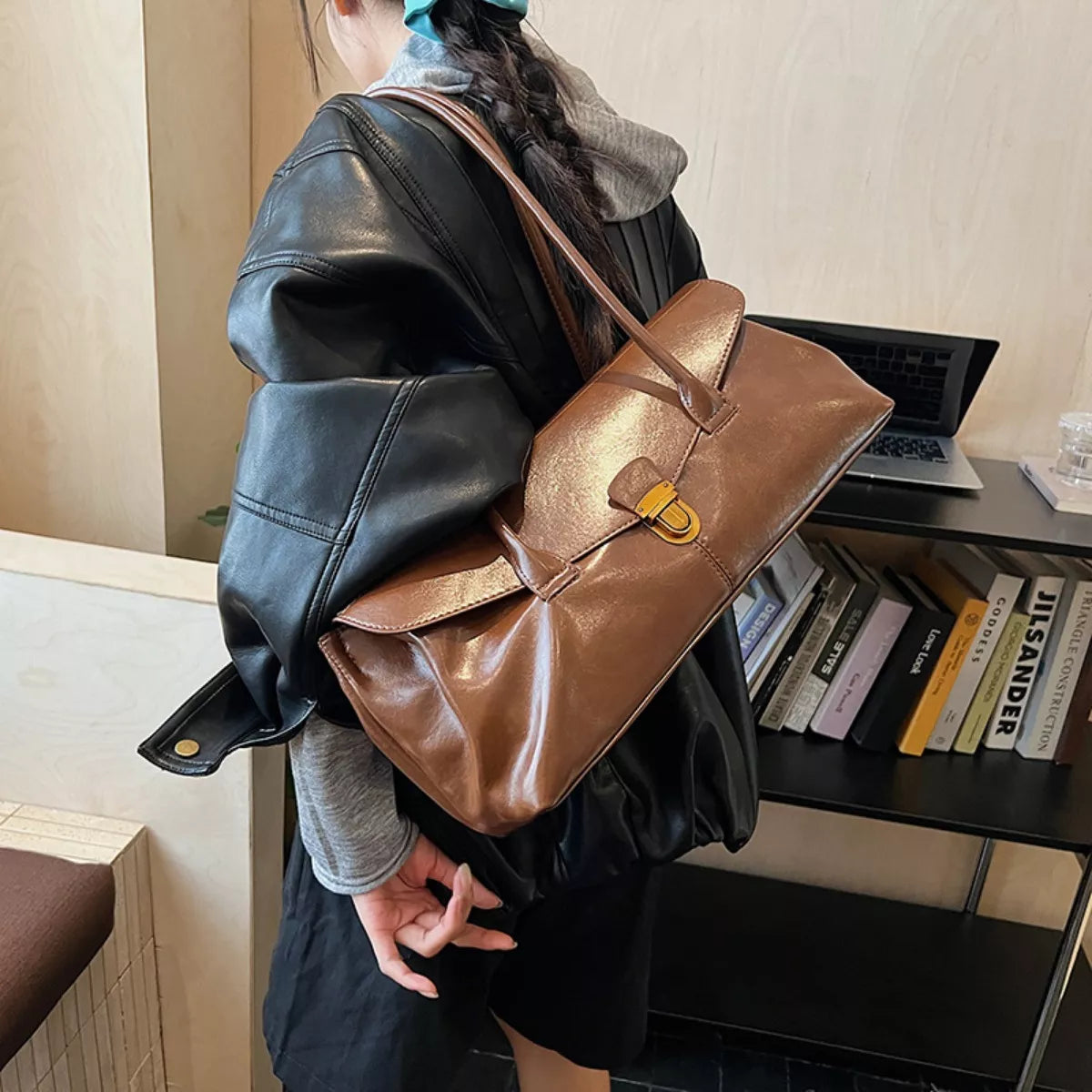 Vintage Leather Bag (Style 9) - Composure Boutique