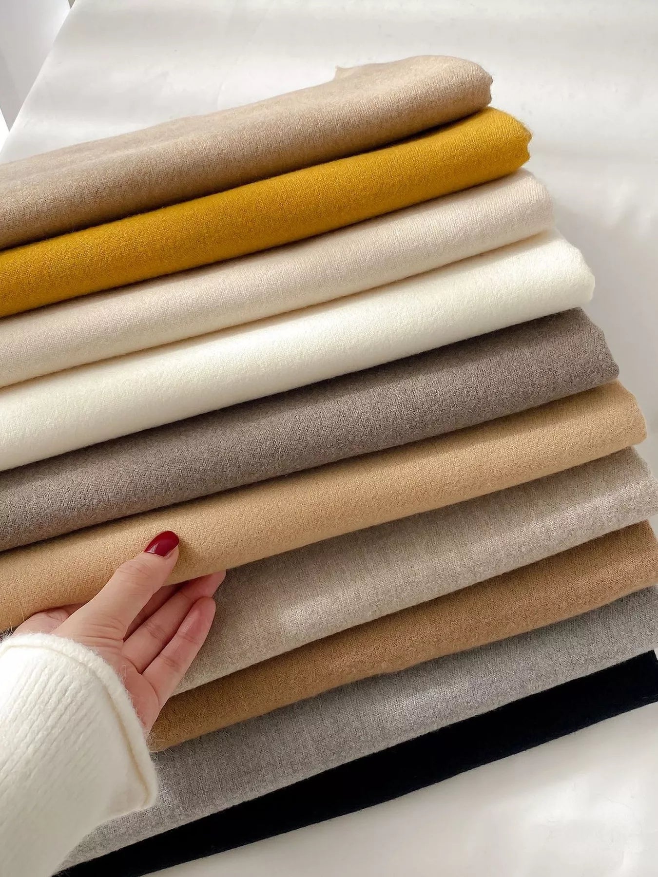 Fringe Solid Color Scarf (Style 3) - Composure Boutique