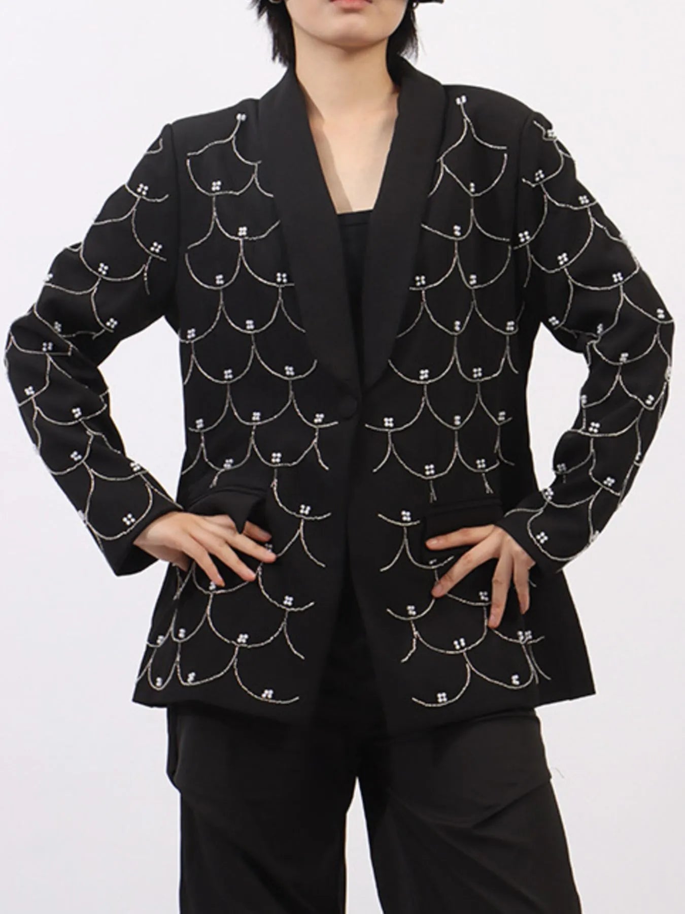 Pearl Blazer (Plus available) - Composure Boutique