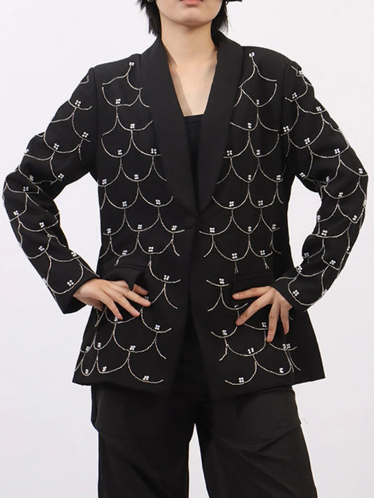 Pearl Blazer (Plus available) - Composure Boutique