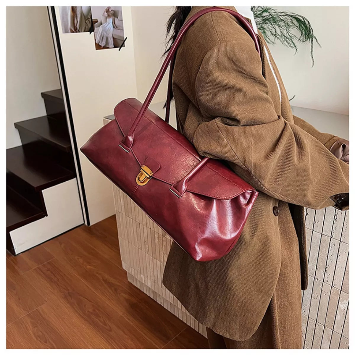 Vintage Leather Bag (Style 10) - Composure Boutique