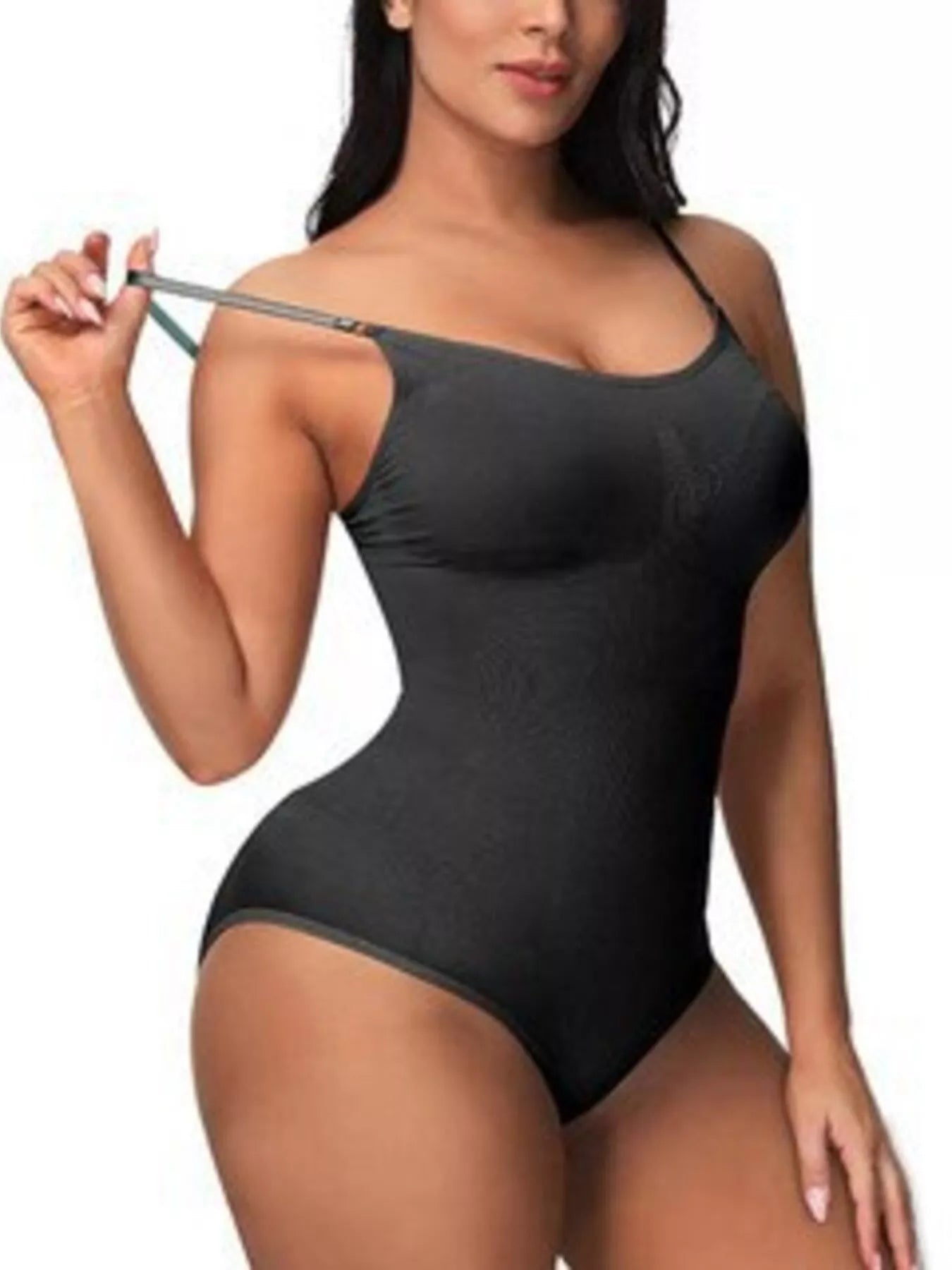 Full Size Seamless Scoop Neck Shaping Bodysuit (Plus available) (Style 4) - Composure Boutique