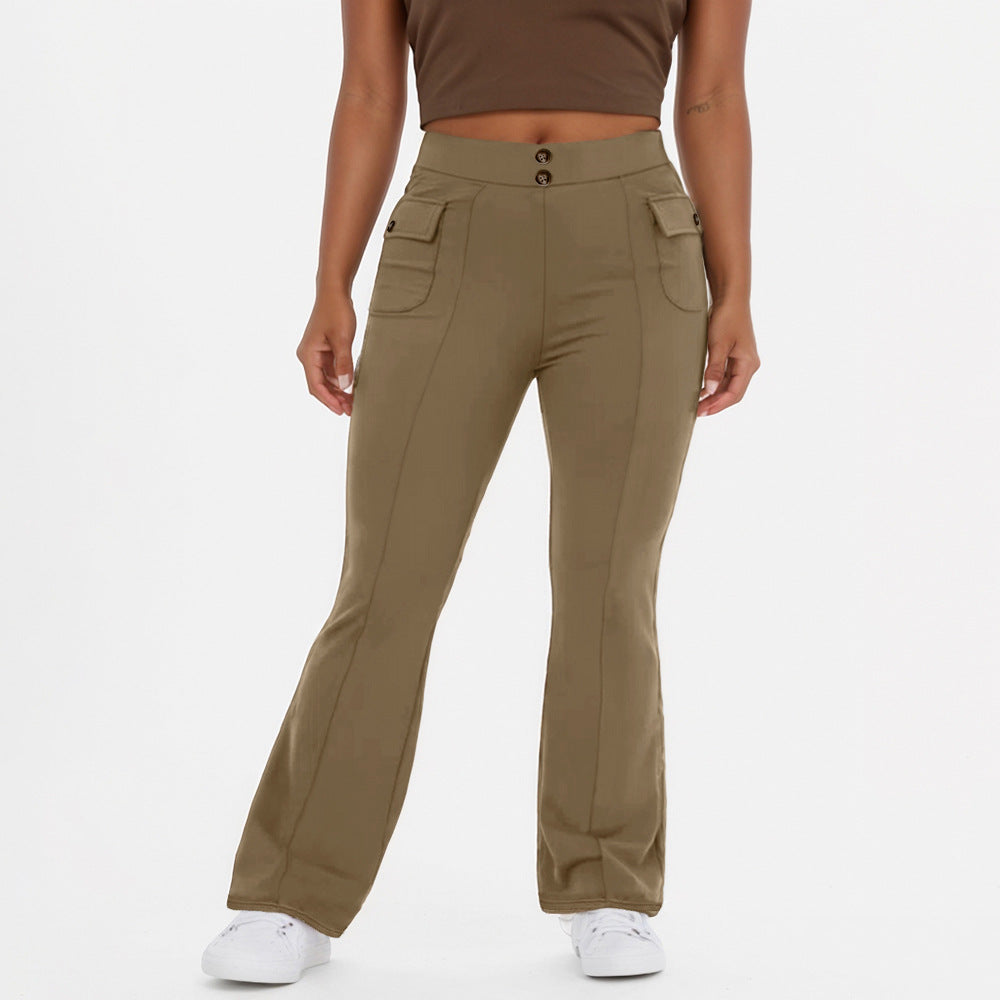 Plus Size High Waist Pants