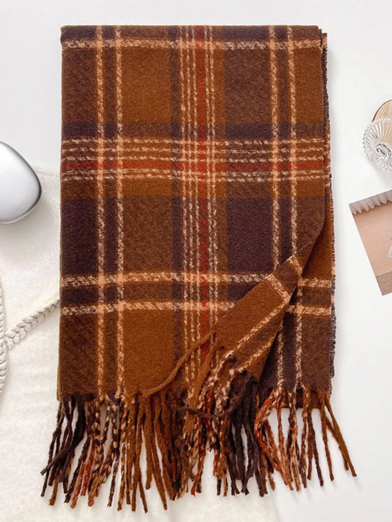 Warm Plaid Winter Scarf (Style 5) - Composure Boutique