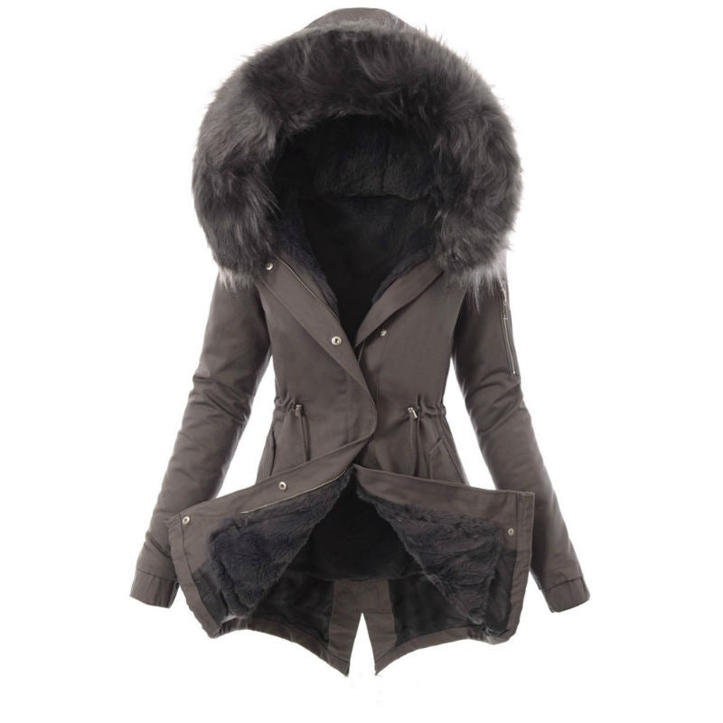 Plus Size Fur Coat