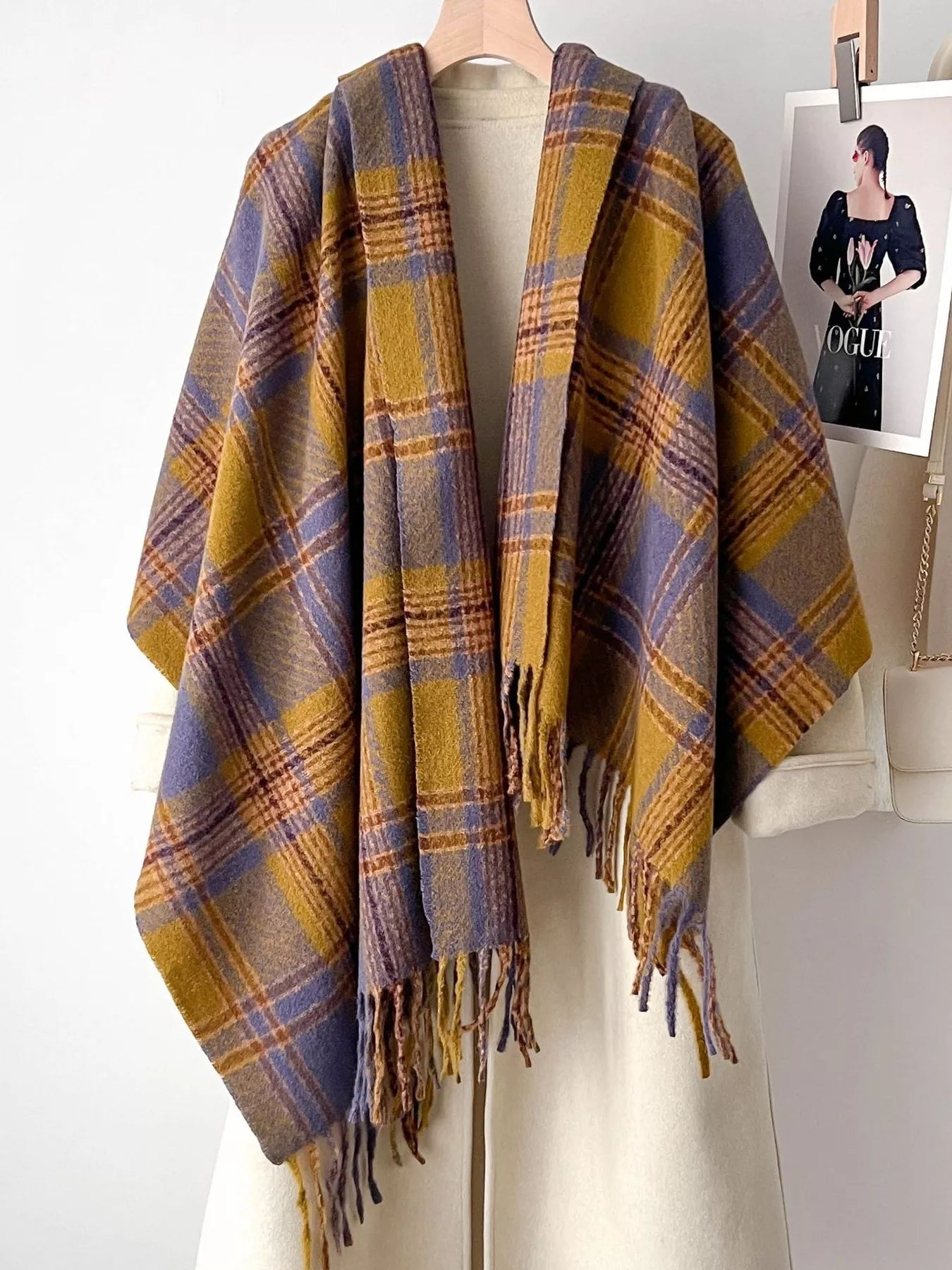 Warm Plaid Winter Scarf (Style 14) - Composure Boutique